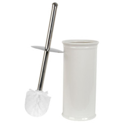 Kartáč na toaletu v porcelánové nádobě - Ø 11*24 cm