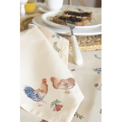 Set 6ks textilní prostírání Chicken and Rooster - 48*33 cm