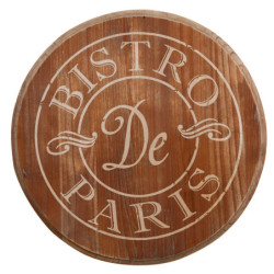 Kovová vytáčecí stolička Bistro - Ø 35*60 cm
