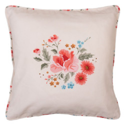 Bavlněný povlak na polštář s květy Little Rose Colletion - 40*40 cm