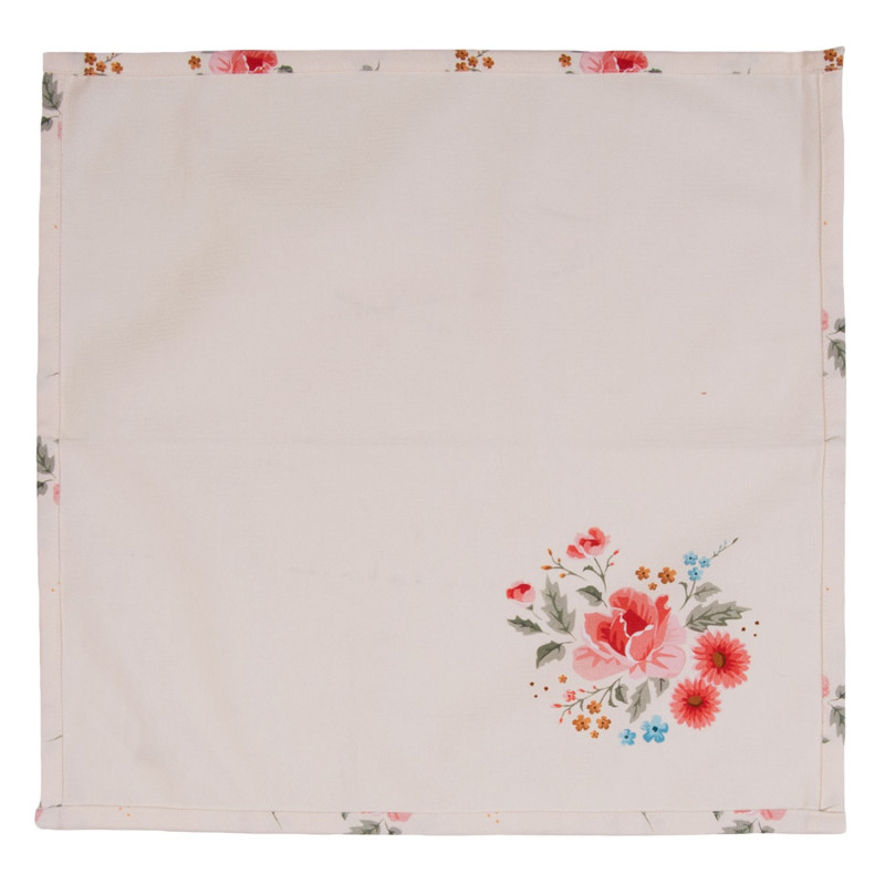 Sada 6ks bavlněných ubrousků s květy Little Rose Colllection - 40*40 cm