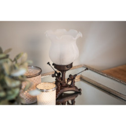 Stolní lampa Villetta - Ø 12*20 cm E14/max 1*25W