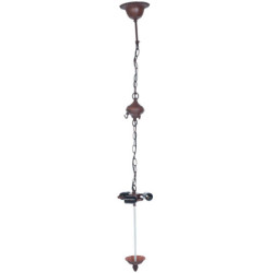 Závěsné svítidlo Tiffany bez stínidla - 16*16*95 cm / E27/60W