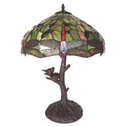 Stolní Tiffany lampa Leonelle  - Ø 41*57 cm