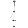 Závěsné svítidlo Tiffany bez stínidla - 16*16*95 cm / E27/60W