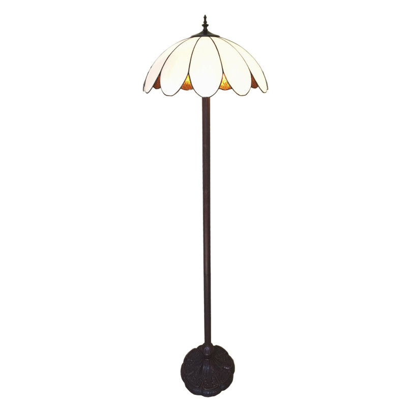 Stojací Tiffany lampa Arjean  - Ø 46*166 cm