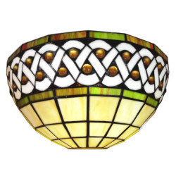 Nástěnná Tiffany lampa Nancy -31*15*21 cm