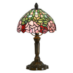 Stolní Tiffany lampa Fantina - Ø  21*39 cm