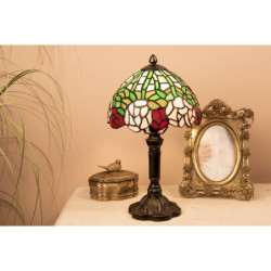 Stolní Tiffany lampa Fantina - Ø  21*39 cm