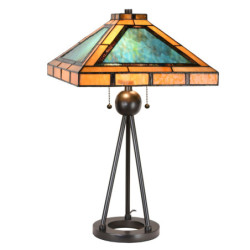 Stolní Tiffany lampa Ambra - 61*61*73 cm
