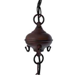 Závěsné svítidlo Tiffany bez stínidla - 16*16*95 cm / E27/60W