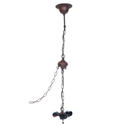 Závěsné svítidlo Tiffany bez stínidla - 16*16*95 cm / E27/60W