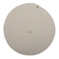 Kulaté pruhované jutové prostírání - Ø 40*1 cm