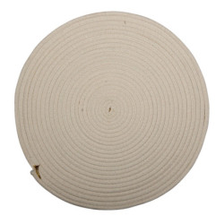 Kulaté pruhované prostírání z juty - Ø 51*1 cm