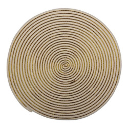Kulaté pruhované prostírání z juty - Ø 51*1 cm