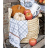 Sada 3ks pletených košíků s uchy Jasmin - Ø 34*36 / Ø 29*37 / Ø 26*31 cm