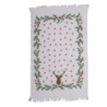 Kuchyňský froté ručník s jelenem a cesmínou Holly Christmas - 40*66 cm