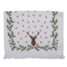 Kuchyňský froté ručník s jelenem a cesmínou Holly Christmas - 40*66 cm