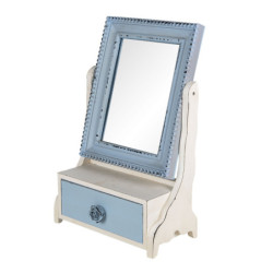 Stolní kosmetické zrcadlo se šuplíčkem Jessi - 25*14*38 cm
