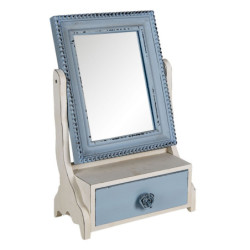 Stolní kosmetické zrcadlo se šuplíčkem Jessi - 25*14*38 cm