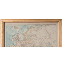 Obraz mapa Evropa - 65*2*50 cm