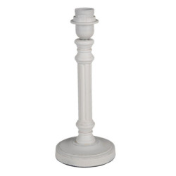 Bílá dřevěná noha k lampě Irma - Ø 12*31 cm