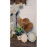 Zelený oválný fotorámeček se zdobením - 19*2*25 cm / 12*16 cm
