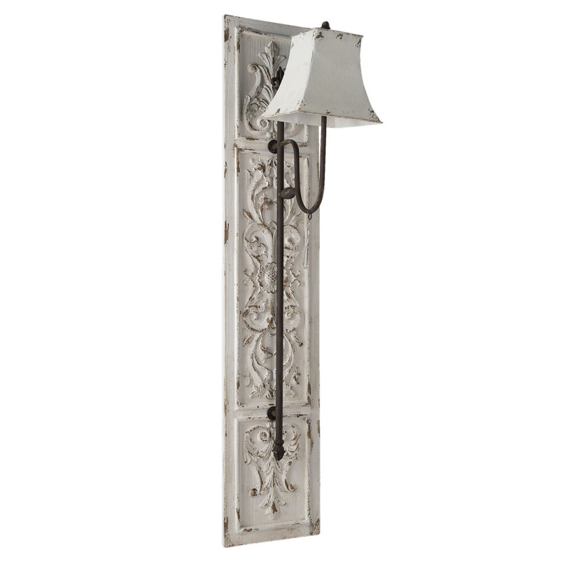 Nástěnná kovová lampa na panelu Pion - 30*43*148 cm E27/max 1*40W