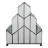 Stolní lampa Tiffany v neobvyklém tvaru Crame - 30*4*25 cm