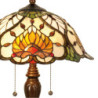 Stolní lampa Tiffany Yellow Garden - Ø 40*50 cm 2x E27