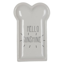 Keramický talířek Hello Sunshine - 10*17*2 cm