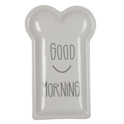 Keramický talířek Good Morning - 10*17*2 cm