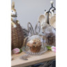 Skleněný podnos s poklopem a oušky Rabbit - Ø 14*16 cm