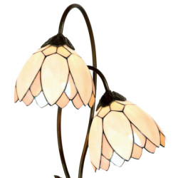 Stolní Tiffany lampa Flowers - Ø 33*61 cm