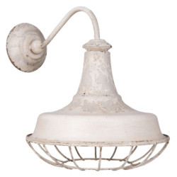 Nástěnná bílá vintage lampa - 35*46*39 cm