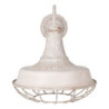 Nástěnná bílá vintage lampa - 35*46*39 cm
