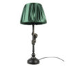 Stolní lampa s opičkou a zeleným stínidlem - Ø25*55 cm / E27