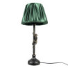 Stolní lampa s opičkou a zeleným stínidlem - Ø25*55 cm / E27
