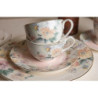 Porcelánový jídelní talířek s květinami Flowers - Ø 26*2 cm
