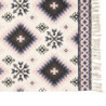 Bavlněný koberec s barevnými ornamenty a třásněmi - 70*120 cm
