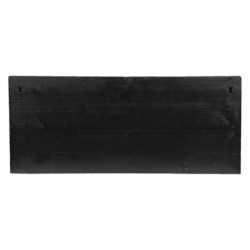 Černá antik nástěnná police na víno Baesta - 60*13*28 cm