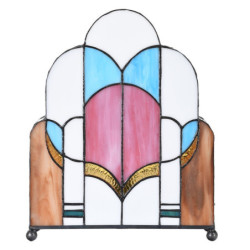 Stolní lampa Tiffany v neobvyklém tvaru Tafien - 30*4*25 cm
