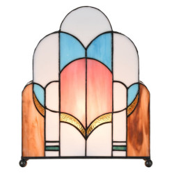 Stolní lampa Tiffany v neobvyklém tvaru Tafien - 30*4*25 cm