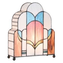 Stolní lampa Tiffany v neobvyklém tvaru Tafien - 30*4*25 cm