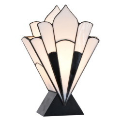 Stolní lampa Tiffany ve vějířovitém tvaru Barea - 36*3*21 cm