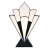 Stolní lampa Tiffany ve vějířovitém tvaru Barea - 36*3*21 cm