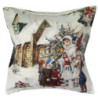 Povlak na polštář s Andělem a dětmi u stromečku - 45*45 cm