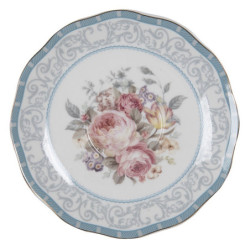 Porcelánový šálek s podšálkem Peony Rosé - Ø 10*8 / Ø 15*2 cm / 220 ml