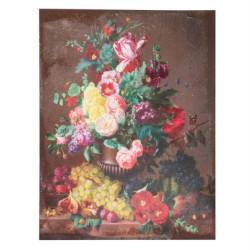 Vintage obraz Květiny - 60*3*80 cm