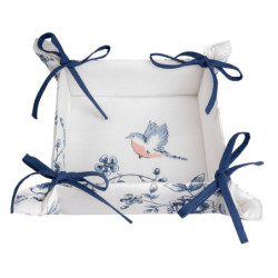 Textilní košíček na pečivo Early Bird - 35*35 cm